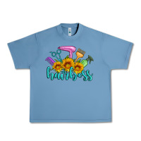 Hairboss Western Sunflowers Hairdresser Urban Heavy Tee | Teevron