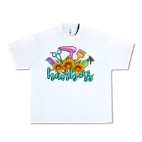 White hairboss western sunflowers hairdresser Urban Heavy Tee - Artiststas
