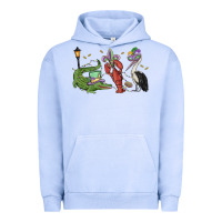 Pigment Grape Ice mardi gras alligator crawfish pelican Urban Hoodie - MaliasSmallBusiness