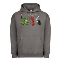 Pigment Tornado mardi gras alligator crawfish pelican Urban Hoodie - MaliasSmallBusiness