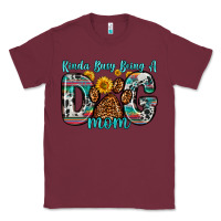 Burgundy kinda busy being a dog mom Classic Tee - Zillion Design Studio