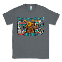 Charcoal Heather kinda busy being a dog mom Classic Tee - Zillion Design Studio