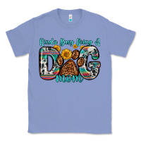 Colony Blue kinda busy being a dog mom Classic Tee - Zillion Design Studio
