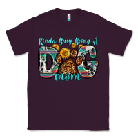 Plum kinda busy being a dog mom Classic Tee - Zillion Design Studio