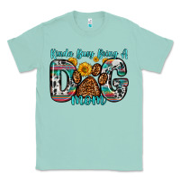 Seafoam kinda busy being a dog mom Classic Tee - Zillion Design Studio