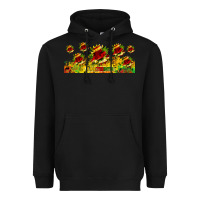 Black juneteenth sunflowers libbey glass Heavyweight Hoodie - HRA Design Shop