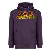 Plum juneteenth sunflowers libbey glass Heavyweight Hoodie - HRA Design Shop