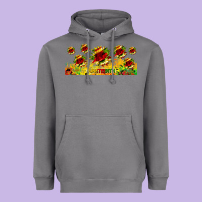 Juneteenth Sunflowers Libbey Glass Heavyweight Hoodie Designed By Hra Design Shop