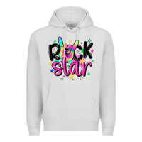 Dove Grey rock star Premium Hoodie - MaliasSmallBusiness