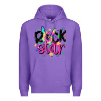 Purple rock star Premium Hoodie - MaliasSmallBusiness