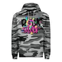 Slate Camo rock star Premium Hoodie - MaliasSmallBusiness