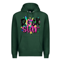 Sports Green rock star Premium Hoodie - MaliasSmallBusiness