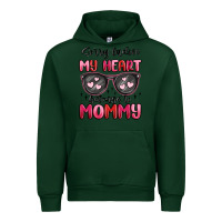 Forest Green sorry ladies my heart belongs to mommy Urban Hoodie - MaliasSmallBusiness