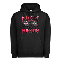 Pigment Black sorry ladies my heart belongs to mommy Urban Hoodie - MaliasSmallBusiness