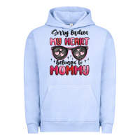 Pigment Grape Ice sorry ladies my heart belongs to mommy Urban Hoodie - MaliasSmallBusiness