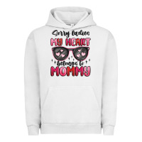 Pigment Lunar Rock sorry ladies my heart belongs to mommy Urban Hoodie - MaliasSmallBusiness
