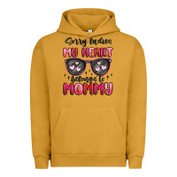 Pigment Peanut Butter sorry ladies my heart belongs to mommy Urban Hoodie - MaliasSmallBusiness