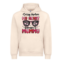Sandshell sorry ladies my heart belongs to mommy Urban Hoodie - MaliasSmallBusiness