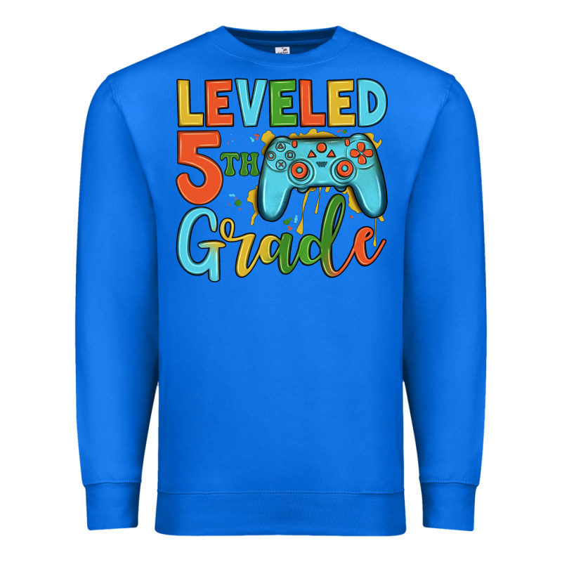 Leveled 5th Grade Premium Sweatshirt by JahusDesignShop | Teevron