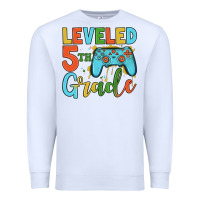 White leveled 5th grade Premium Sweatshirt - JahusDesignShop