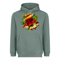 Sage juneteenth sunflower Heavyweight Hoodie - HRA Design Shop