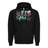 Black grad squad Zipper Hoodie - Zillion Design Studio