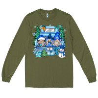 Army Green snowman gnome truck Long Sleeve Tee - Zillion Design Studio