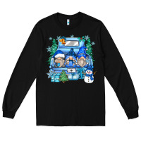 Black snowman gnome truck Long Sleeve Tee - Zillion Design Studio