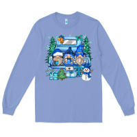 Colony Blue snowman gnome truck Long Sleeve Tee - Zillion Design Studio
