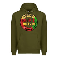 Army Green honoring the past inspiring future Premium Hoodie - MaliasSmallBusiness