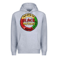 Heather Grey honoring the past inspiring future Premium Hoodie - MaliasSmallBusiness