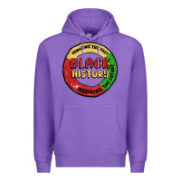 Purple honoring the past inspiring future Premium Hoodie - MaliasSmallBusiness