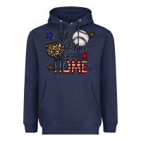 Navy no place like home Heavyweight Hoodie - CowhideDigitalArt