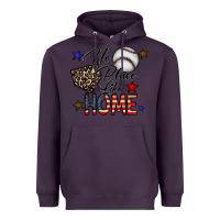 Plum no place like home Heavyweight Hoodie - CowhideDigitalArt