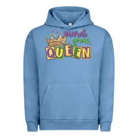 Pigment Pebble Blue mardi gras queen Urban Hoodie - MaliasSmallBusiness