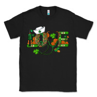 Black st patricks day love nurse Classic Tee - RanaPortraitStore