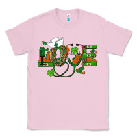 Bubblegum Pink st patricks day love nurse Classic Tee - RanaPortraitStore