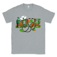 Heather Grey st patricks day love nurse Classic Tee - RanaPortraitStore
