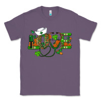 Lavender st patricks day love nurse Classic Tee - RanaPortraitStore