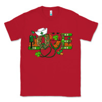 Red st patricks day love nurse Classic Tee - RanaPortraitStore