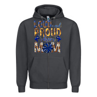 Smoke loud and proud cheer mom Zipper Hoodie - texasbilliewilder