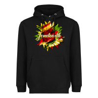 Black juneteenth sunflower black lives matter Heavyweight Hoodie - HRA Design Shop