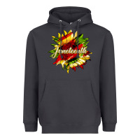 Smoke juneteenth sunflower black lives matter Heavyweight Hoodie - HRA Design Shop