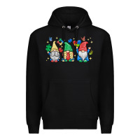 Black autism gnome Premium Hoodie - MaliasSmallBusiness