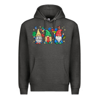 Charcoal Heather autism gnome Premium Hoodie - MaliasSmallBusiness