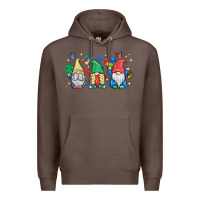 Coffee autism gnome Premium Hoodie - MaliasSmallBusiness