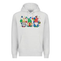 Dove Grey autism gnome Premium Hoodie - MaliasSmallBusiness