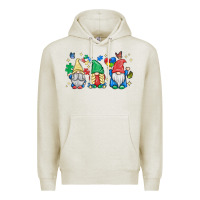 Oatmeal Heather autism gnome Premium Hoodie - MaliasSmallBusiness