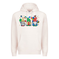 Pale Pink autism gnome Premium Hoodie - MaliasSmallBusiness