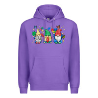 Purple autism gnome Premium Hoodie - MaliasSmallBusiness